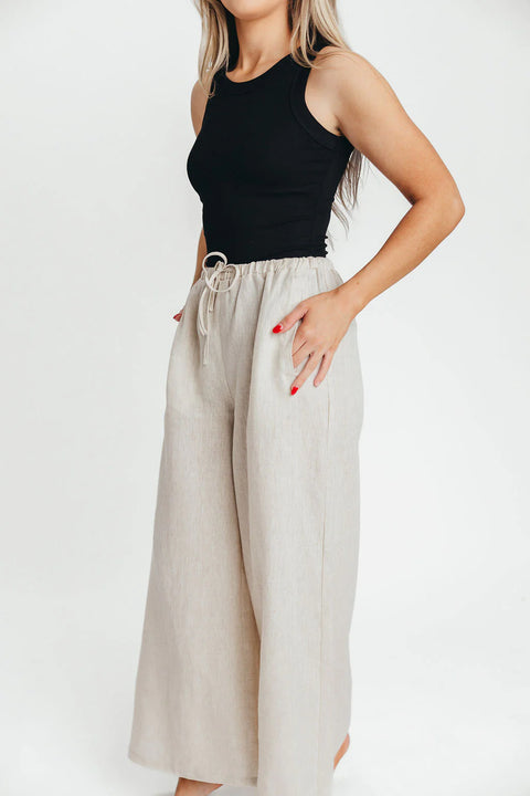 Essential Ribbed Tank | Black