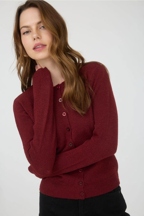 The Wren Cardigan | Wine