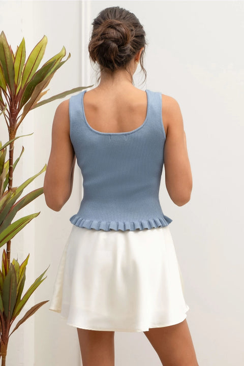 The Evie Tank | Blue | RESTOCK