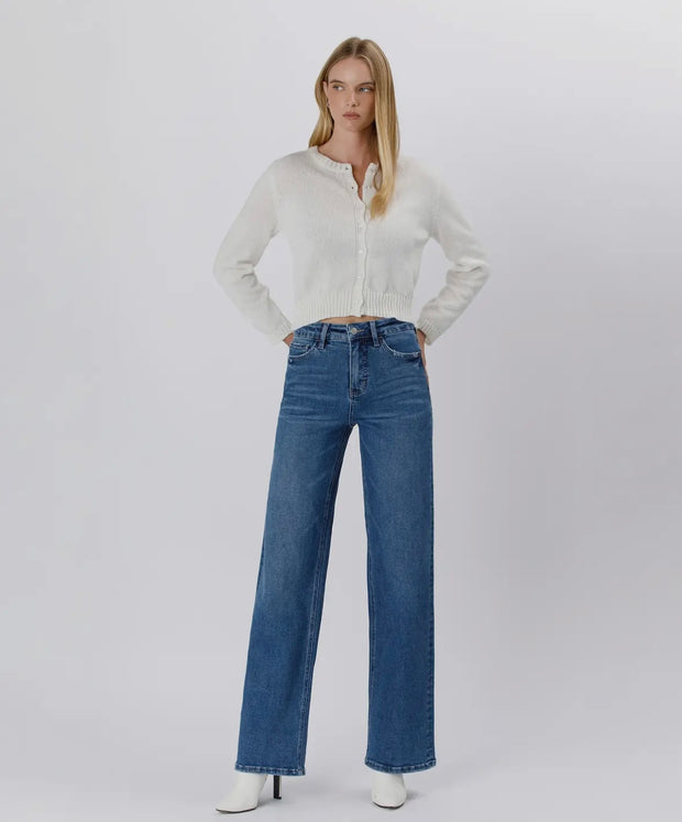 90’s Super High Rise Wide Leg Jeans