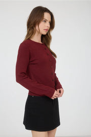 The Wren Cardigan | Wine
