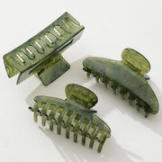 Jade Green Claw Clips