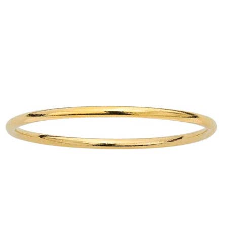 Gold Filled Stackable Ring- Plain Gold
