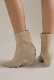 Vita Faux Suede Booties