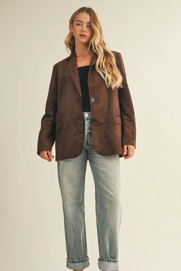 The Easton Suede Blazer
