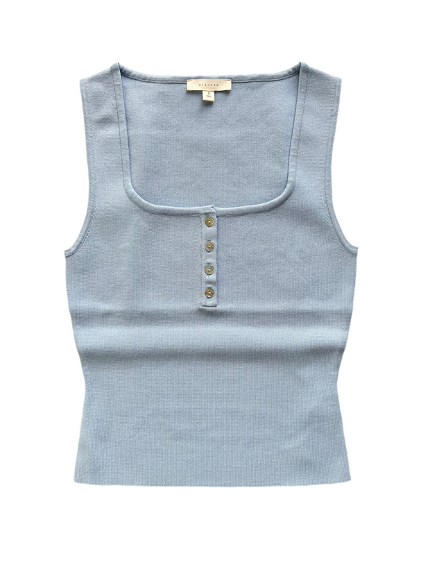 The Kerrigan Top | Soft Blue