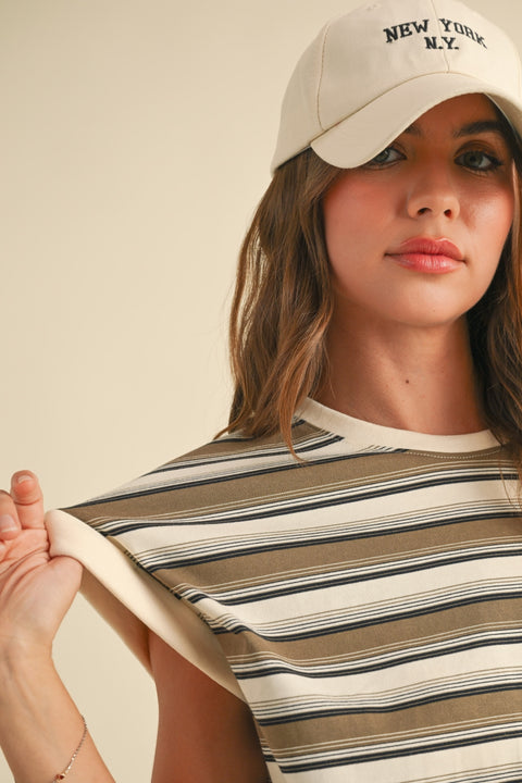 Theo Stripe Tee