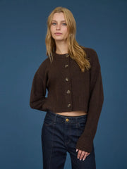 The Margot Cardigan | Brown