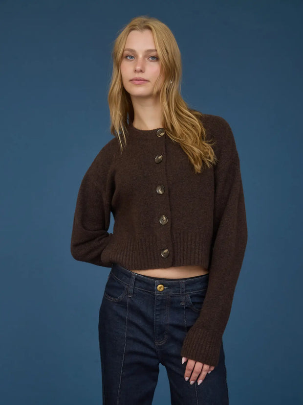 The Margot Cardigan | Brown