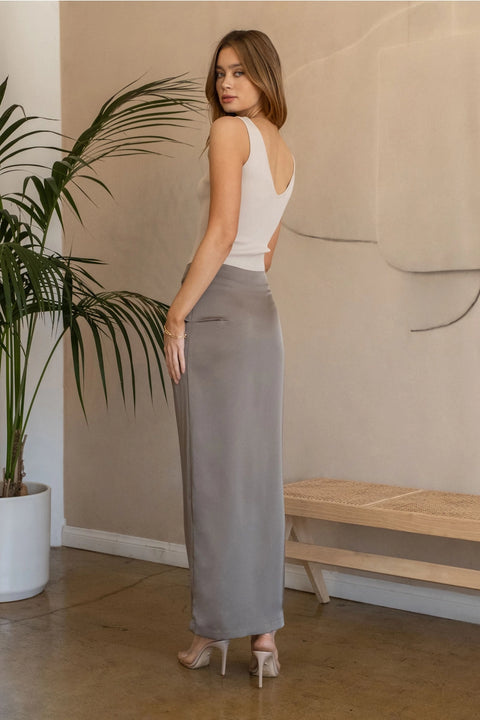 The Leni Knit Tank | Warm Ivory