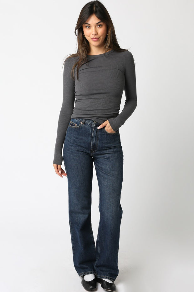 Abbey Long Sleeve | Dark Grey