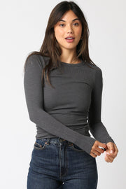 Abbey Long Sleeve | Dark Grey