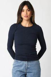Abbey Long Sleeve | Navy