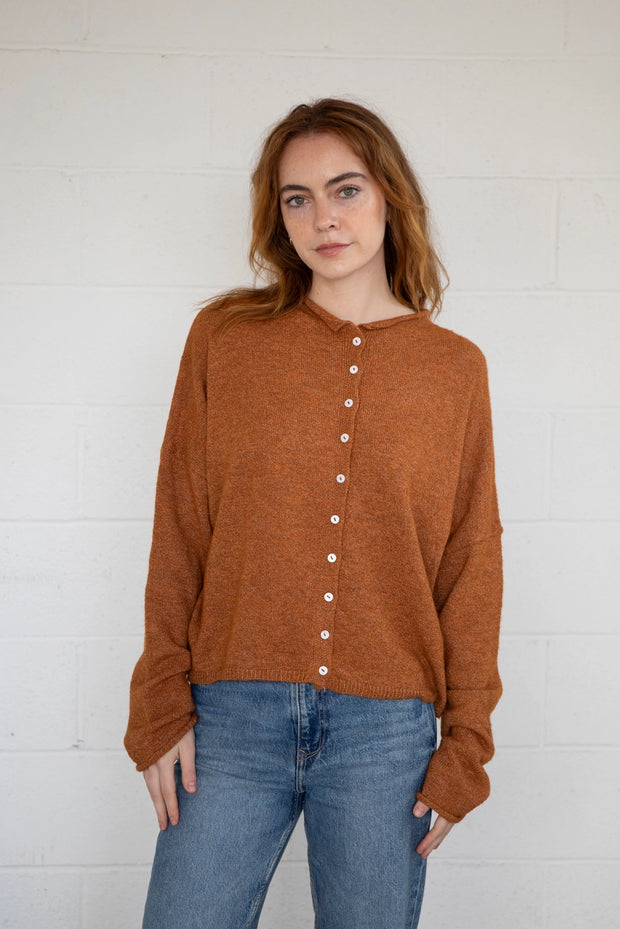 Piper Cardigan | Rust