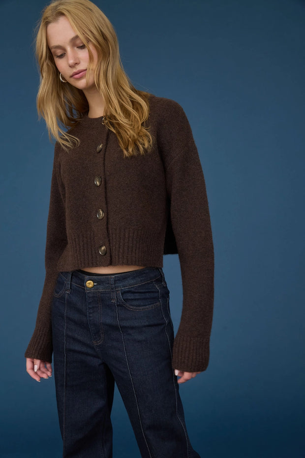 The Margot Cardigan | Brown