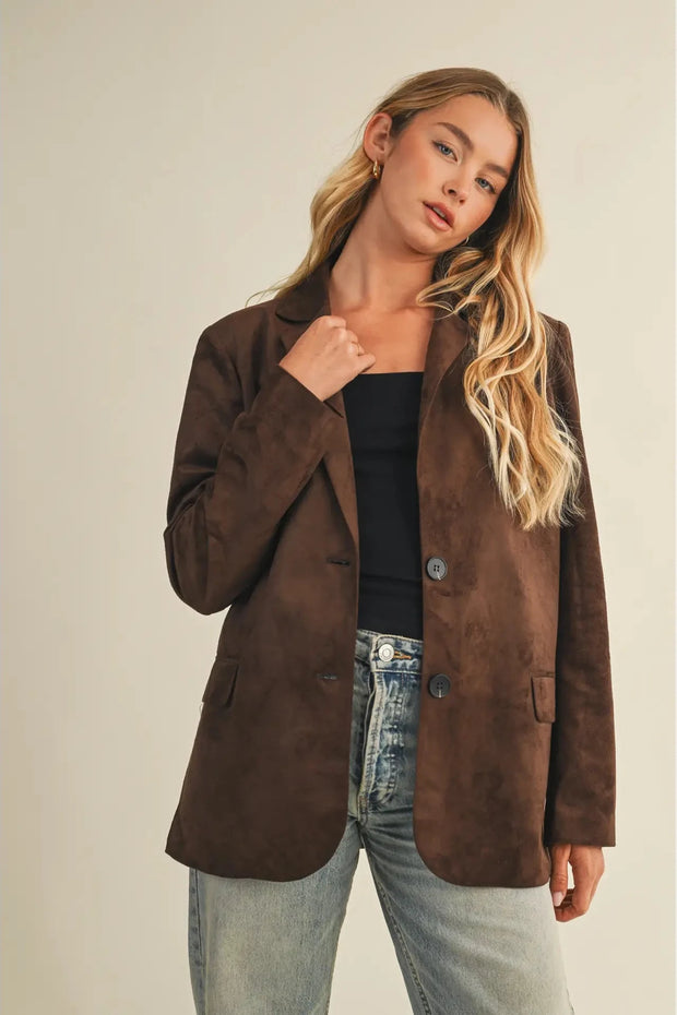 The Easton Suede Blazer