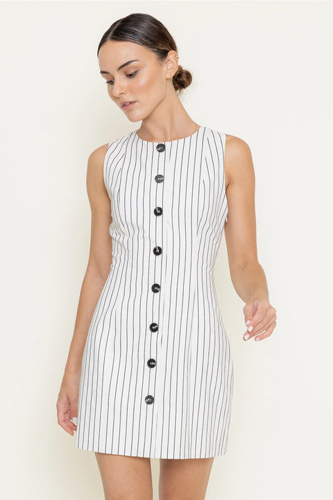 The Brighton Stripe Mini Dress