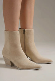 Vita Faux Suede Booties