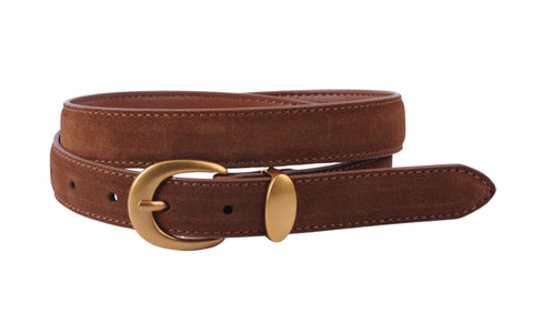 Suede Belt | Caramel