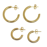 Tessa Tube Hoops - Medium