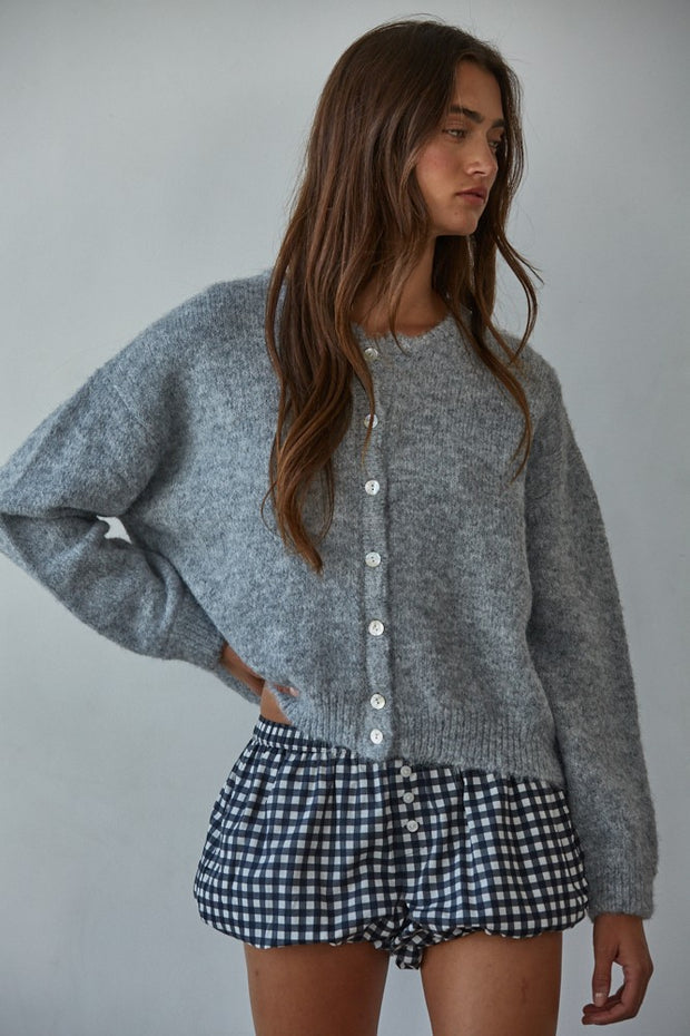 The Liora Cardigan | Grey