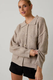 The Esme Knit Shirt-Jacket
