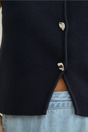 Sloane Knit Vest | Navy
