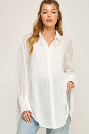 Bridget Button Down | White