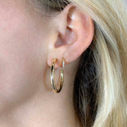 Tessa Tube Hoops - Medium
