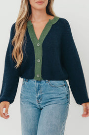 The Holland Knit Cardigan | Midnight