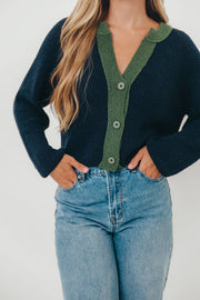 The Holland Knit Cardigan | Midnight