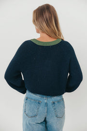 The Holland Knit Cardigan | Midnight