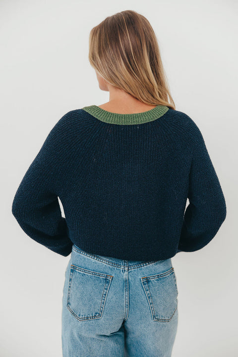 The Holland Knit Cardigan | Midnight