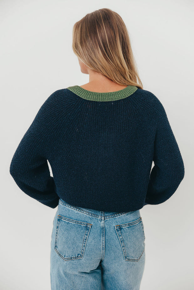 The Holland Knit Cardigan | Midnight