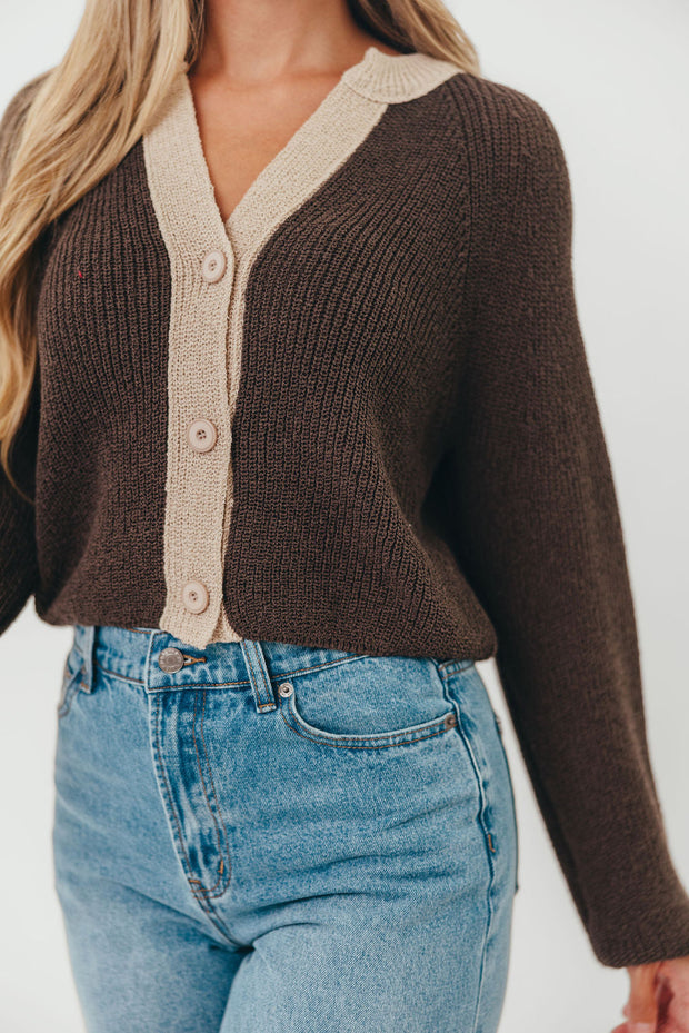 The Holland Knit Cardigan | Espresso