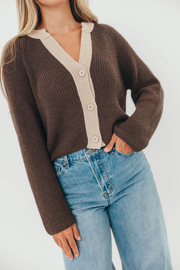 The Holland Knit Cardigan | Espresso