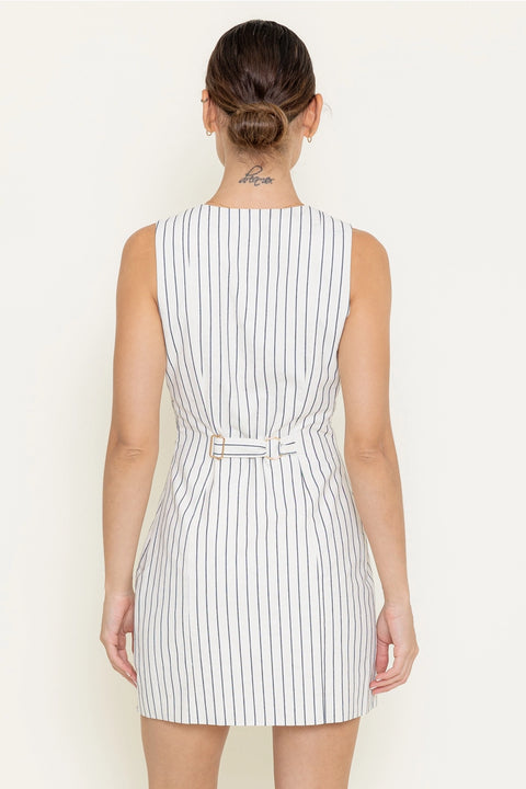 The Brighton Stripe Mini Dress