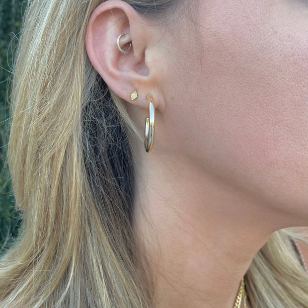 Tessa Tube Hoops - Medium