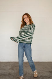 Piper Henley Pullover | Forest Green