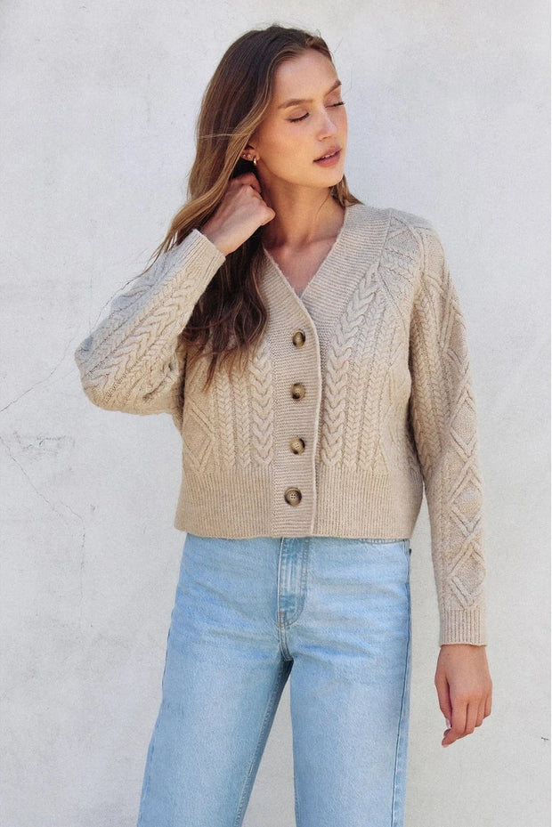 The Selby Cardigan | Oatmeal