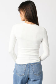 Abbey Long Sleeve | White