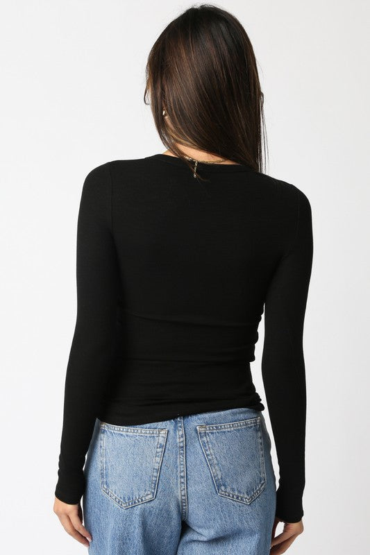 Abbey Long Sleeve | Black