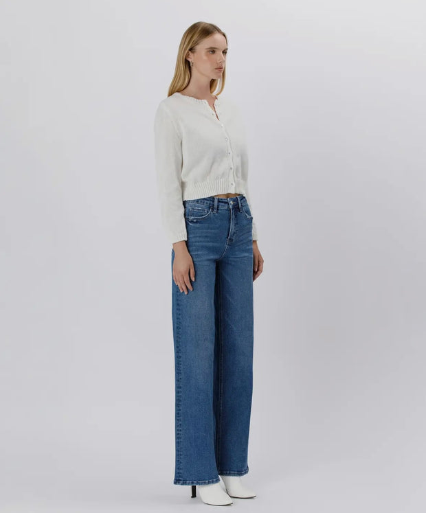 90’s Super High Rise Wide Leg Jeans