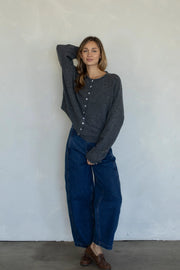 Piper Cardigan | Charcoal