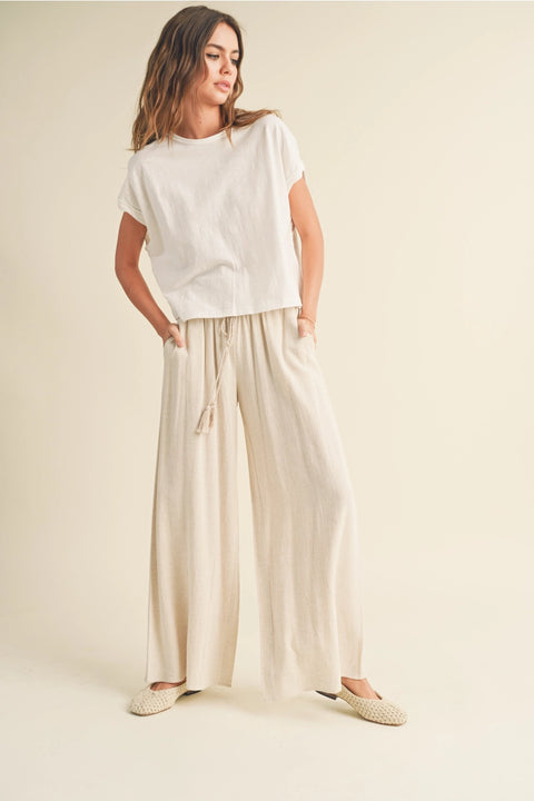 Willow Linen Pants | Oatmeal