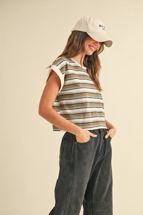Theo Stripe Tee