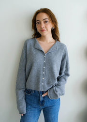 Piper Cardigan | Heather Grey
