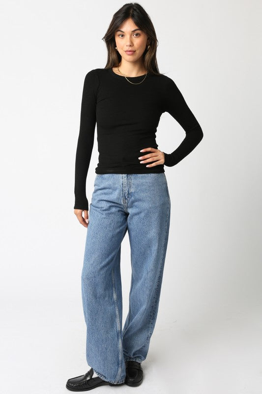 Abbey Long Sleeve | Black