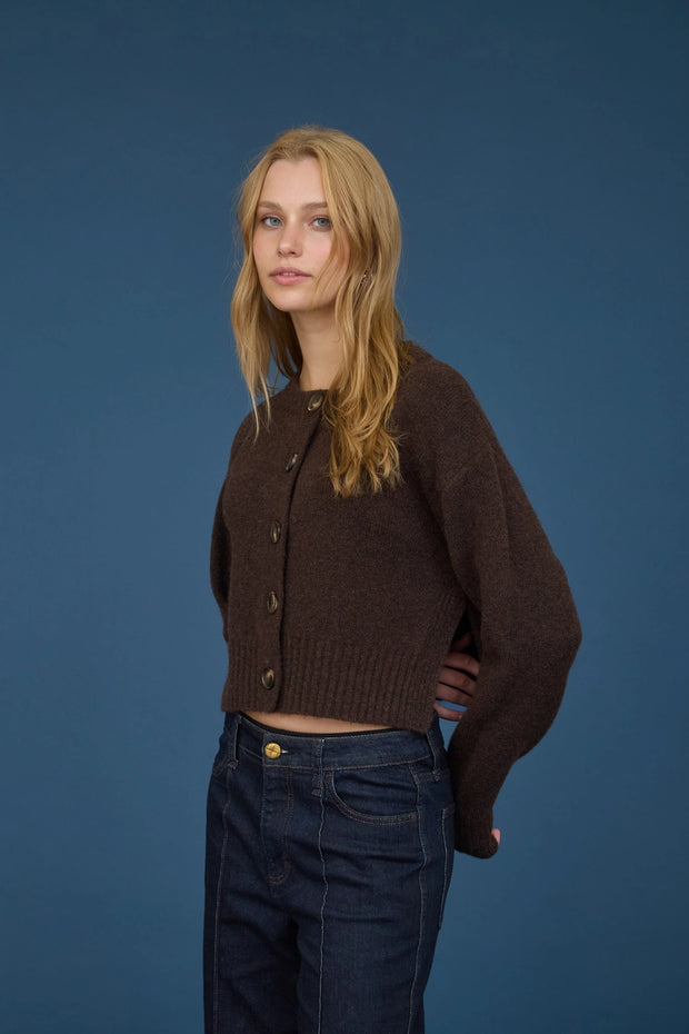 The Margot Cardigan | Brown