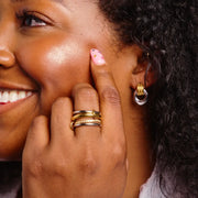 Olivia Mixed Metal Stacked Ring Set